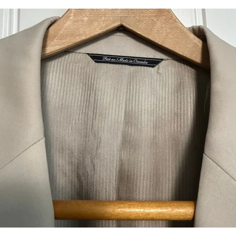 Jack Victor Lord & Taylor Super 120s Wool Blazer 44L Tan Sport Coat Old Money